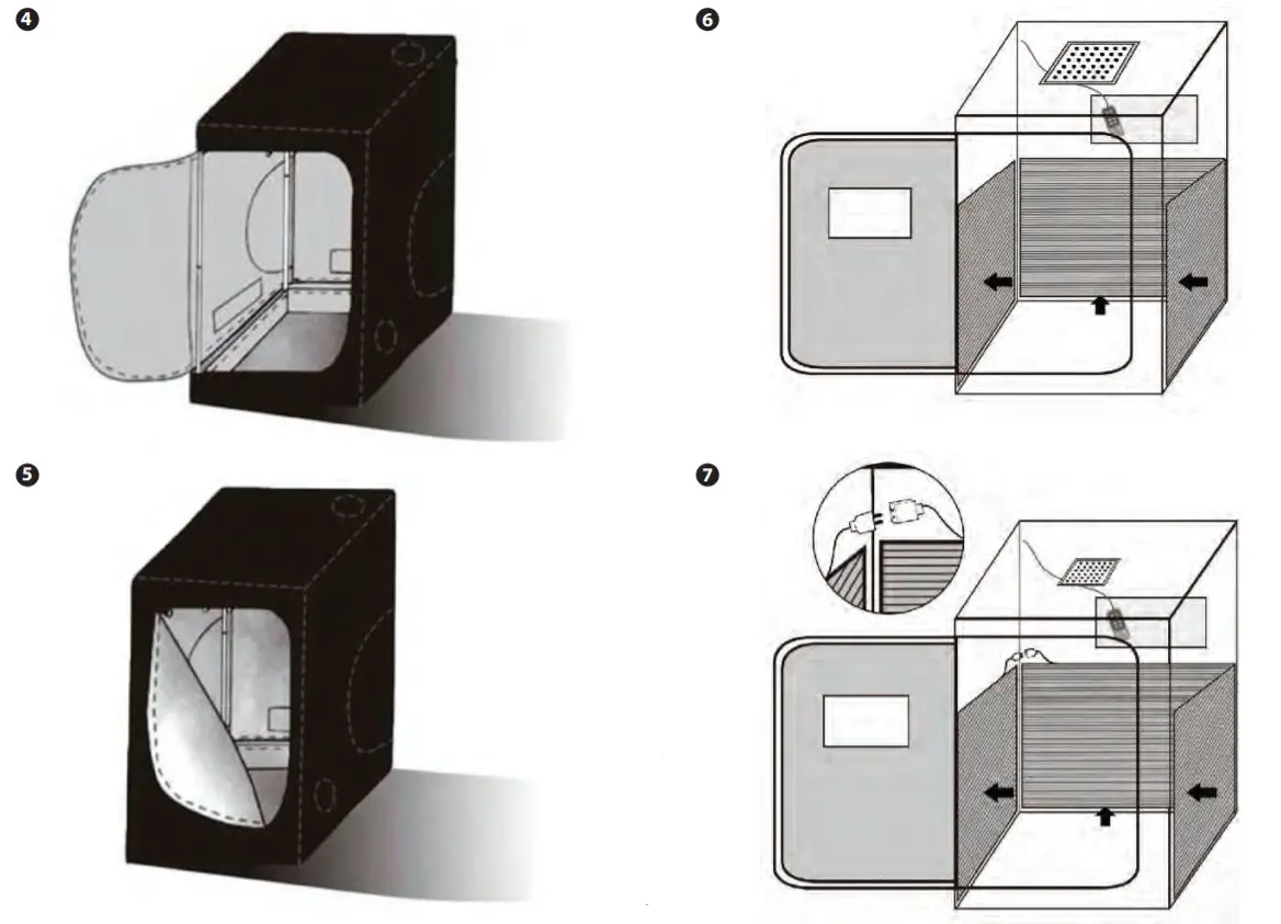 SereneLife SLISAU30BK Compact & Portable Sauna- ASSEMBLY INSTRUCTIONS 4