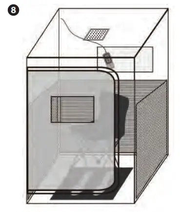SereneLife SLISAU30BK Compact & Portable Sauna- ASSEMBLY INSTRUCTIONS 8