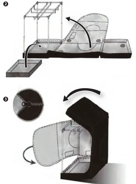 SereneLife SLISAU30BK Compact & Portable Sauna- ASSEMBLY INSTRUCTIONS2
