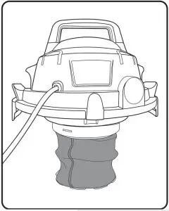 ozito WET & DRY VACUUM-- Wet Vacuuming