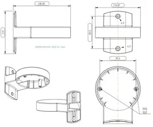 FORTINET FortiCam CD51 Security Camera-Mount-WMT