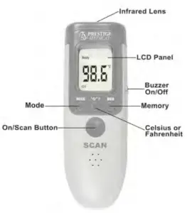 PRESTIGE DT-29 Infrared Thermometer - DESCRIPTION