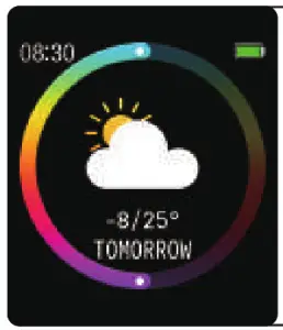 Docooler ZL01 Smart Bracelet - Weather