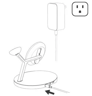 Use the AC adapter to power the device.