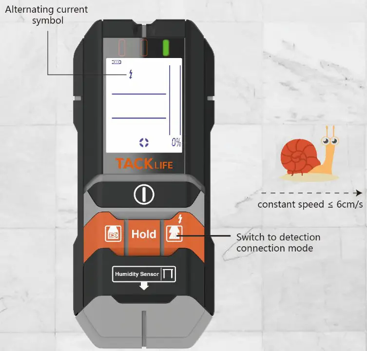 TACK LIFE Stud Finder DMS05 - Alternating Current detection 1