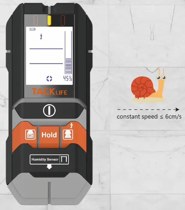 TACK LIFE Stud Finder DMS05 - Alternating Current detection 2