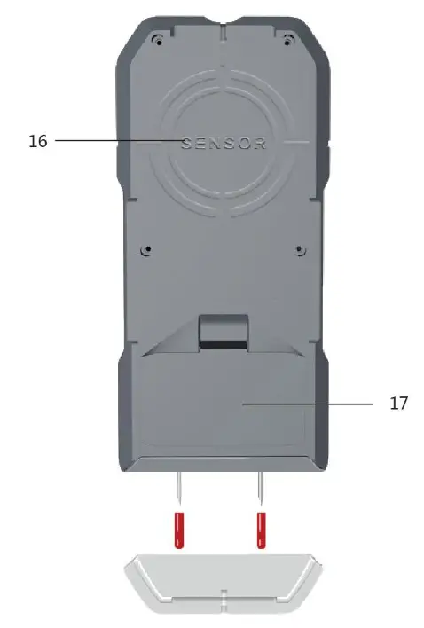 TACK LIFE Stud Finder DMS05 - Component Description 1