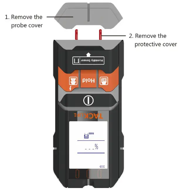 TACK LIFE Stud Finder DMS05 - Moisture Measurement 1