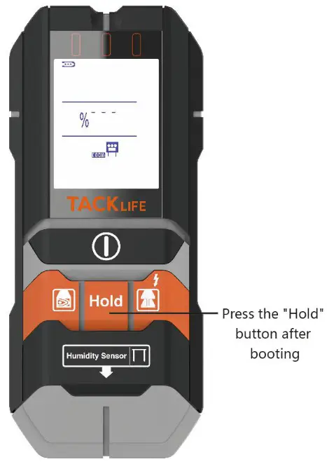 TACK LIFE Stud Finder DMS05 - Moisture Measurement