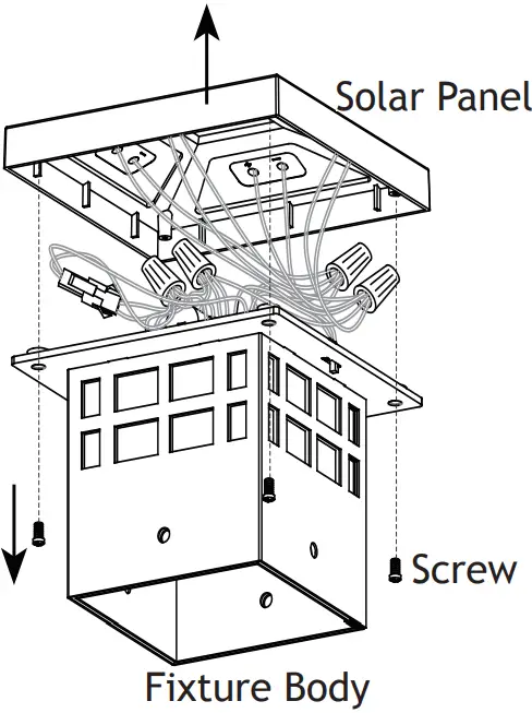 VSPL 1046 BBZ Low Voltage Landscape Lighting - Solar Panel
