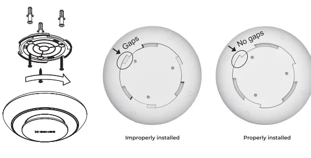 X-SENSE XP01 Combination Smoke and Carbon Monoxide Alarm fig4