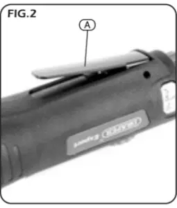 DRAPER 5295 1 2 Inch Square Drive Reversible Air Ratchet - OPERATION