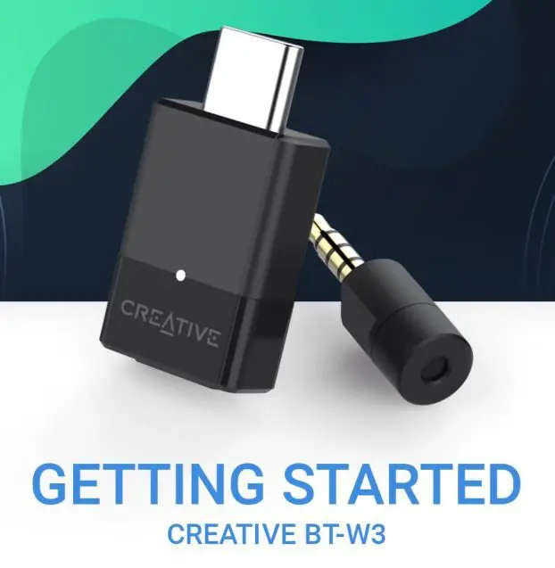 Creative BT-W3 Adapter Instruction Manual