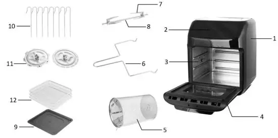 FIG 1 PARTS DESCRIPTION