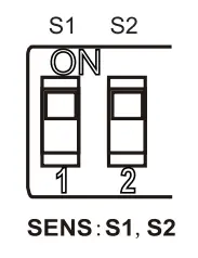 Saxby 94057 Mordax Sensor - Detection range setting