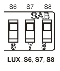 Saxby 94057 Mordax Sensor - Light-control setting