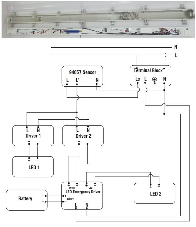 Saxby 94057 Mordax Sensor - Mordax EM 72711 with 2