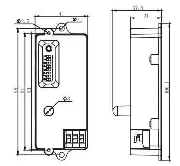 Saxby 94057 Mordax Sensor - SPECIFICATIONS