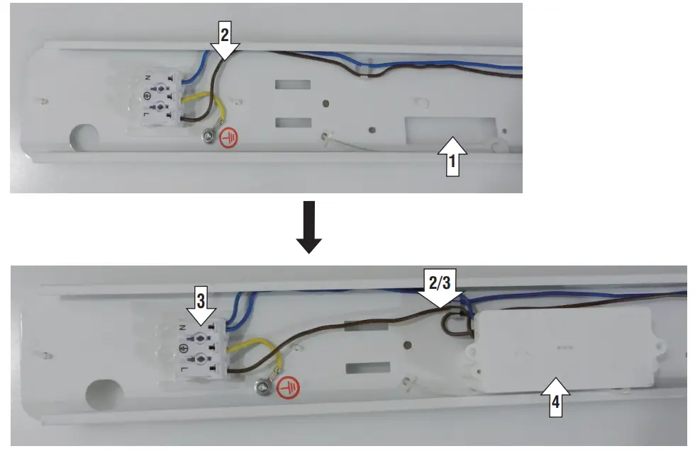 Saxby 94057 Mordax Sensor - sensor position