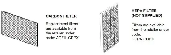 FIG 4 OPTIONAL FILTERS