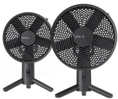 SHARPER IMAGE SPIN 10 Oscillating Desktop Fan product