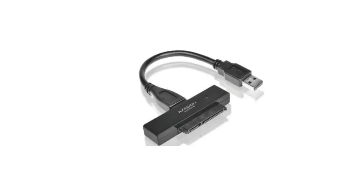 Axagon Adsa-1s6 Superspeed Usb Adapter For 2.5 Inch Hdd/ssd Instruction Manual