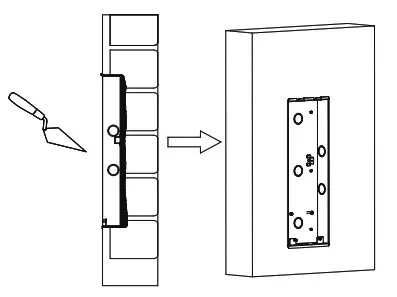 Akuvox X915X Touchscreen Smart Door Intercom- Flush Mounting 3