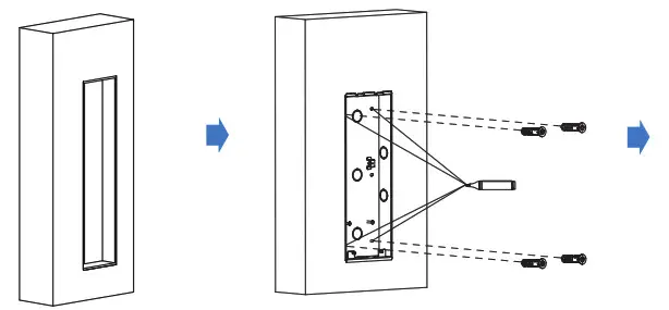 Akuvox X915X Touchscreen Smart Door Intercom- Flush Mounting