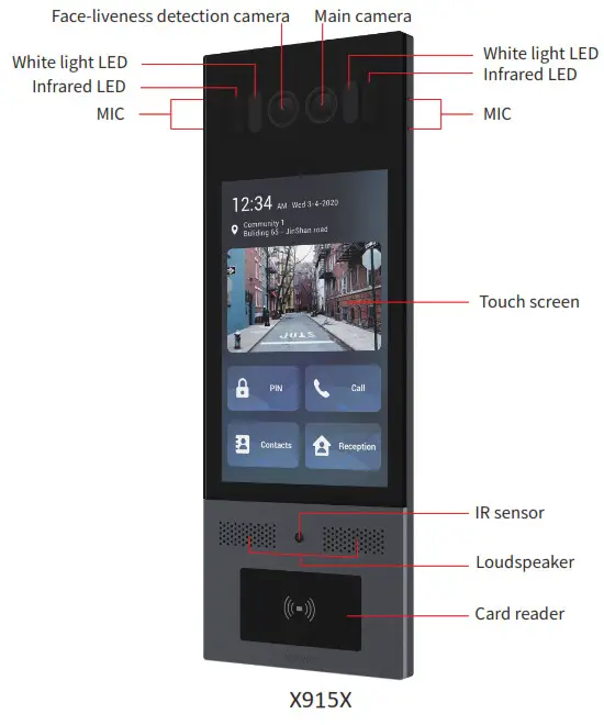 Akuvox X915X Touchscreen Smart Door Intercom- Product Overview