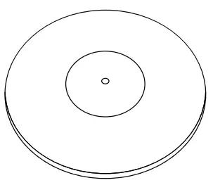 Turntable mat