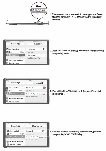 Shenzhen Dzh Industrial B066 Bluetooth Keyboard-fig1
