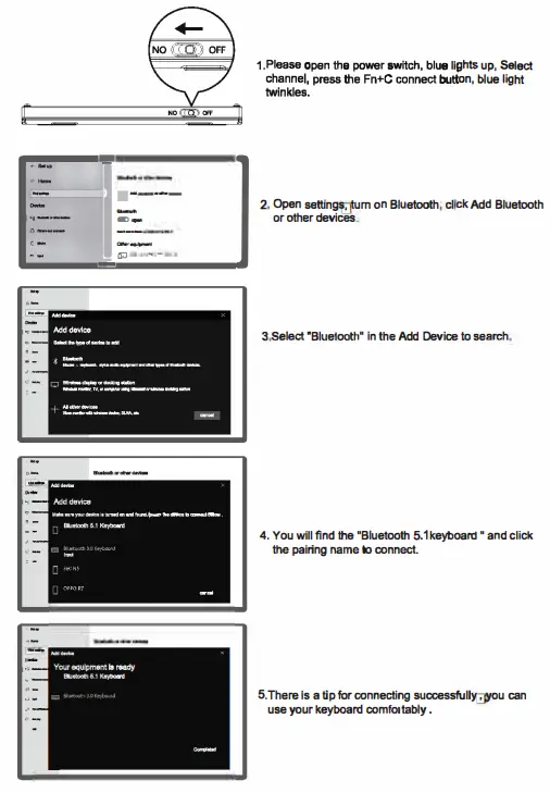 Shenzhen Dzh Industrial B066 Bluetooth Keyboard-fig2