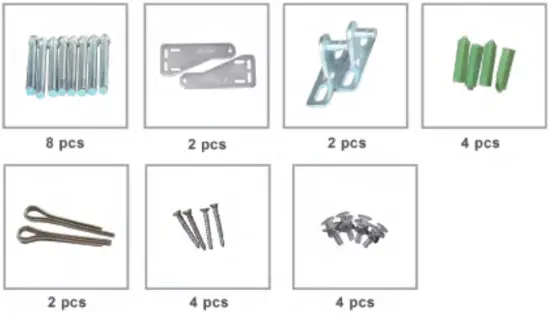 Products and accessories list