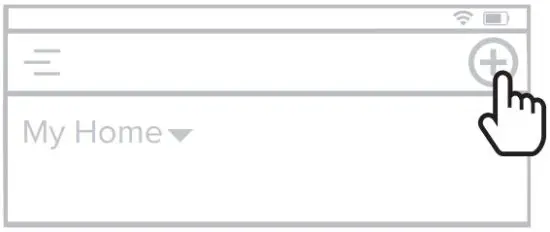 Linkzone Technology WL14200105 Wi Fi Ambience Light - button