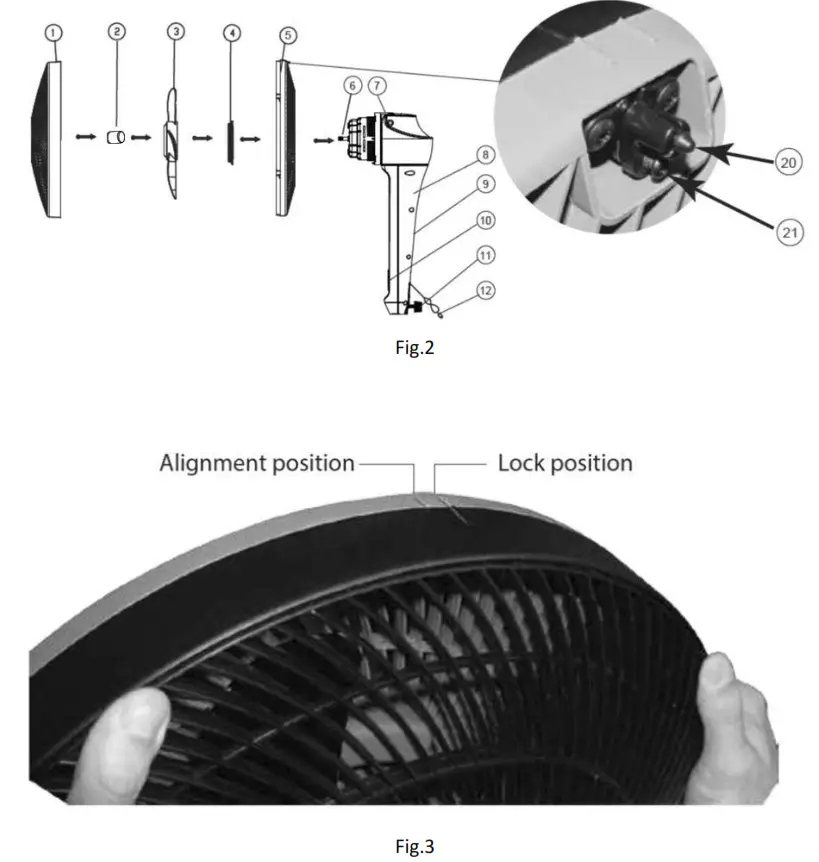 16” Convertible Fan With Remote Control -- 04