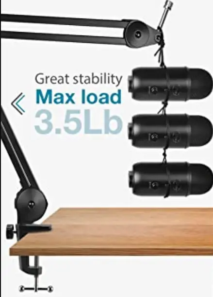 InnoGear-Microphone-Arm-Stand-Heavy-Duty-Mic-Arm-Microphone-Stand-1