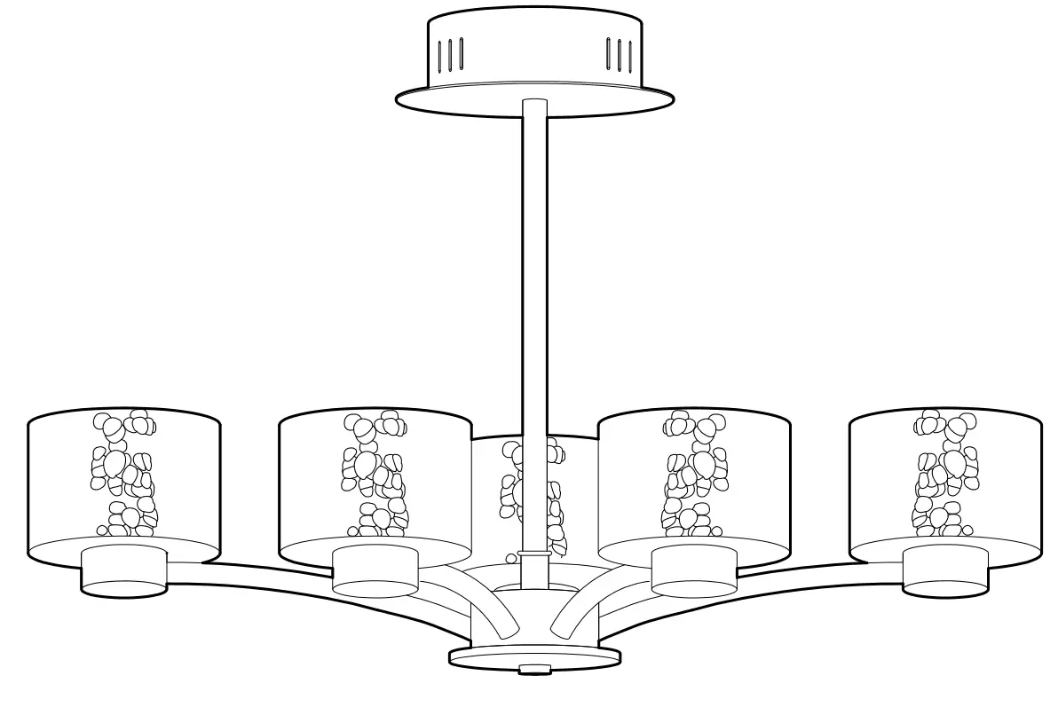 Johan Lewis Lawrence LED Ceiling light