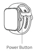 VIRMEE Smart Fitness WatchStep power button