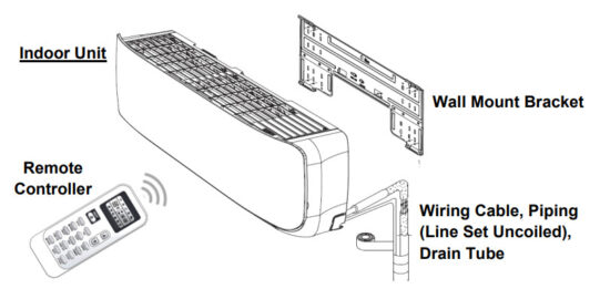 HESSAIRE H Series Ductless Mini-Split AC - Included
