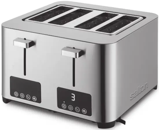 salton ET2084 4 Slice Digital Toaster