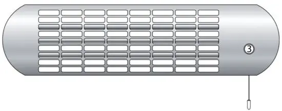 Rowenta IR 3020 1800 Watt Bathroom Heater