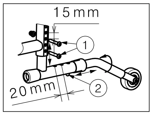 Adjusting the anti-tipping