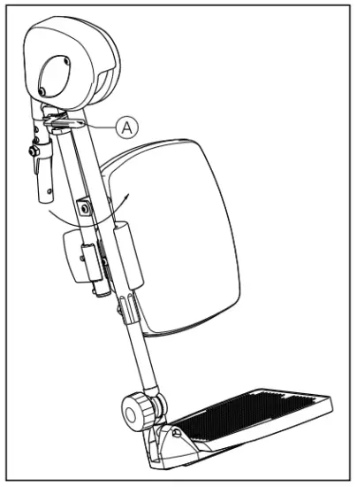 Angle of the footrests