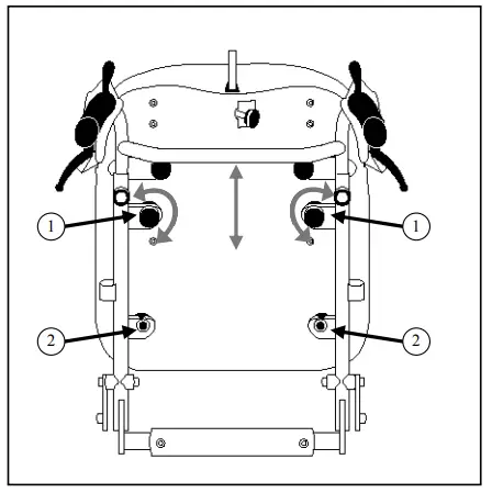 Mounting or removing of backrest