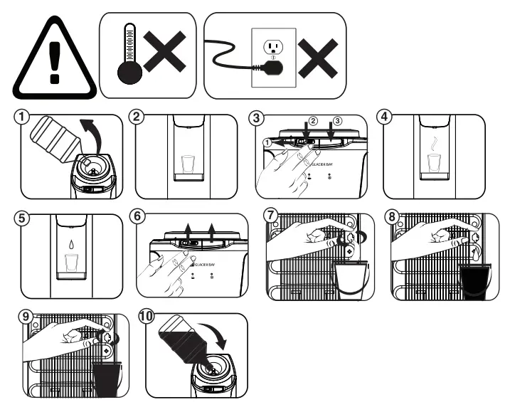 GLACIER BAY BY569 High Efficiency Water Dispenser 4