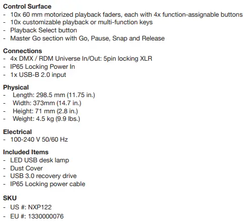 OBSIDIAN NX P Control System-fig8