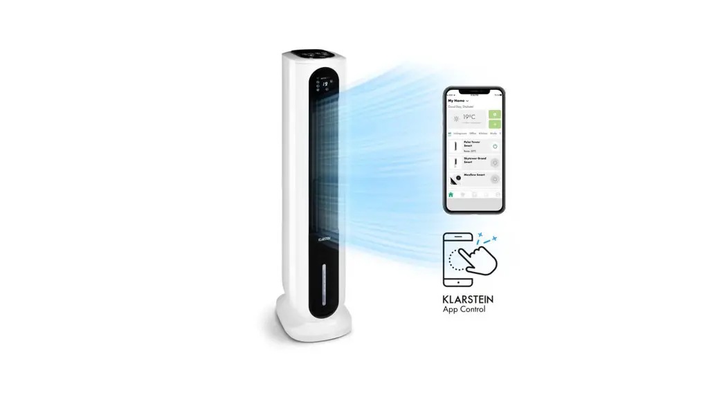Klarstein 10035830 Polar Tower Smart Air Cooler Instruction Manual