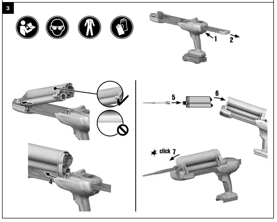 HILTI HDE 500-a22 CORDLESS ADHESIVE DISPENSER 3