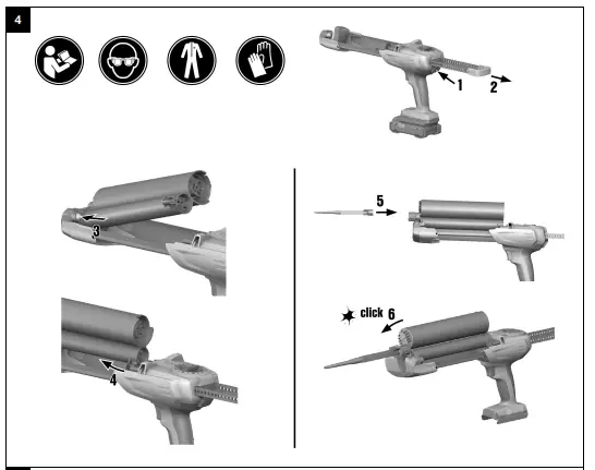 HILTI HDE 500-a22 CORDLESS ADHESIVE DISPENSER 4