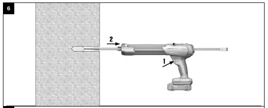 HILTI HDE 500-a22 CORDLESS ADHESIVE DISPENSER 6